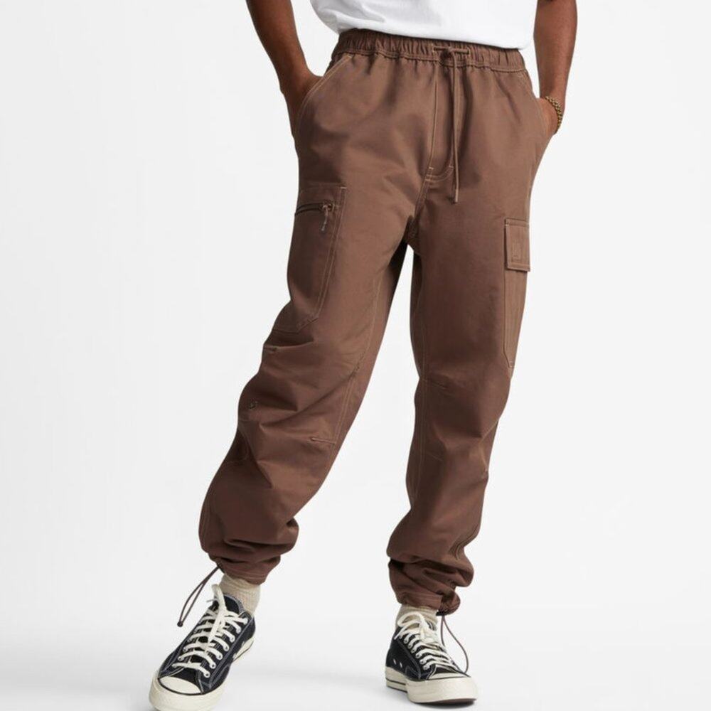 CONVERSE Star Chevron Cargo Pant Earthy Brown Sx XS NWT {RR50}